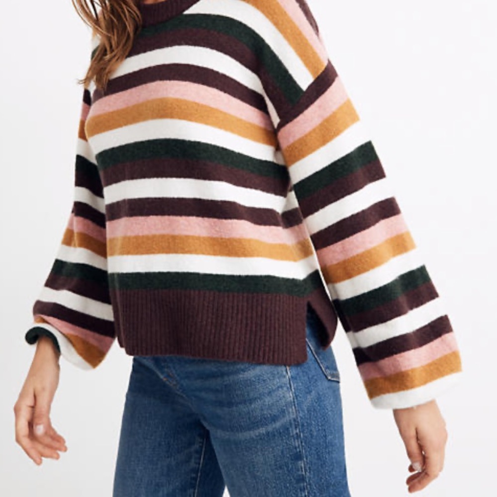 Madewell Striped Payton Pullover